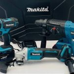 ست سه قلو ماکیتا ( بتن کن، دریل ، سنگ فرز ) شارژی ماکیتا ژاپن makita japn