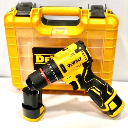 دریل شارژی سه نظام فلزی دیوالت ۲۴ ولت مدلDEWALTBRUSHLEES ا Dewalt