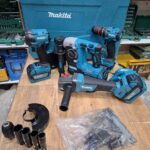 پک 4 قلو شارژی ماکیتا ( دریل،بکس،بتن کن،مینی فرز) مدل 88v